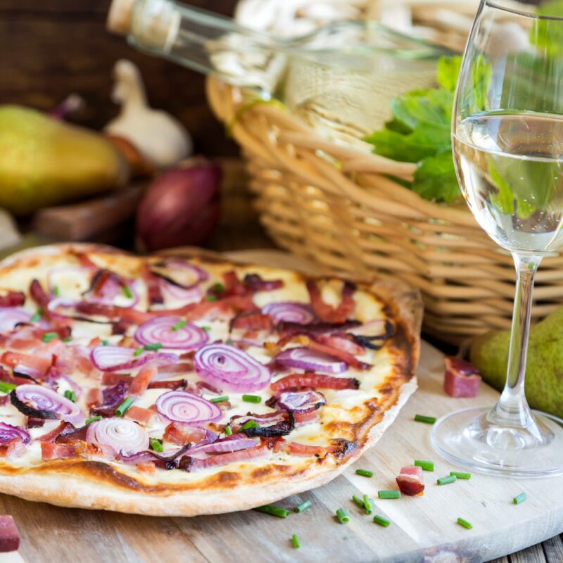 Pizza au feu de bois à Biesheim
